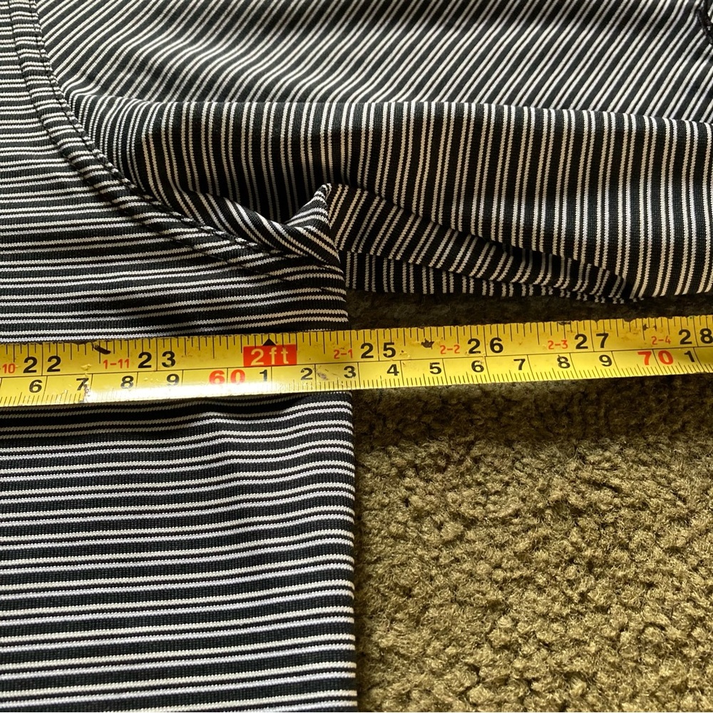 Bobby Jones X-H20 Black White Stripped Golf Polo Shirt Short Sleeve Men's XL - Picture 7 of 8